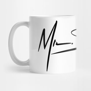 Mr. Spann Black Mug